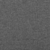  Uzglavlje tamno sivo 200x5x118/128 cm tkanina | shoptok.hr