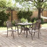  Set vrtnih stolova 5 pcs Bronzana Liveni aluminij | Eponuda.com