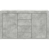  Kreveta Betonski sivi 120 x 36 x 69 cm Konstruirano drvo | shoptok.hr