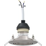 Lampa Set od 24 Srebrna Aluminij 9 cm Ugradne LED svjetlosti | shoptok.hr