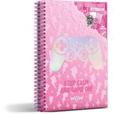 Mirisni spiralni notes A5 s aktivnostima WOW Generation Gamer Valentina | shoptok.hr