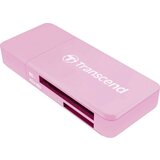 Transcend card reader, mini F5, USB3.0, SD/MicroSD SDHC/SDXC/UHS-I, pink ( TS-RDF5R ) cene