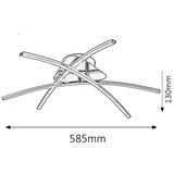  Stropna LED svjetiljka ALEXIS 2504 | shoptok.hr