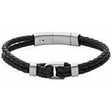 Fossil Usnjena zapestnica moška | Shoptok.si