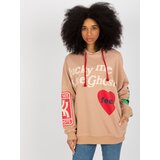 FANCY Sweatshirt-FA-BL-8472.05-camel | Shoptok.si