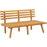  Klupa s jastucima 115 cm od masivnog bagremovog drva | shoptok.hr