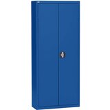eurokraft pro Omara za material, iz jeklene pločevine, višina 1575 mm, encijan modra RAL 5010, 9 polic | Shoptok.si