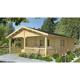 Male kuće Drvena kuća TOLEDO B with Sleeping Loft 595 × 646 cm – bez završnog krovnog pokrova | shoptok.hr