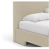 Micadoni Bež oblazinjena zakonska postelja z letvenim dnom 160x200 cm Eda – | Shoptok.si