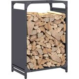 vidaXL stojalo za drva antracitno 44x28x65 cm hladno valjano jeklo | Shoptok.si
