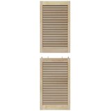  Ormarna vrata s vratima 2 pcs Prirodna 170 x 2,1 x 49,5 cm | shoptok.hr