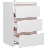  Noćni ormarić bijeli 40 x 35 x 62,5 cm od konstruiranog drva | Eponuda.ba