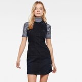 G-star Dress - Lynn 2-Zip Slim Dress Navy Blue | shoptok.hr