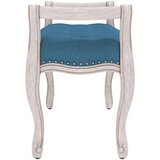  Klop modra 110x45x60 cm žamet | Shoptok.si