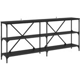  Konzolna stolica Crni hrast 180 x 30 x 75 cm Konstruirano drvo | shoptok.hr