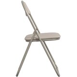  Sklopiva stolica 8 pcs Pijesak 48 x 43,5 x 81 cm Lažna koža | shoptok.hr