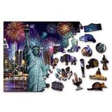 WOODEN CITY Drvene puzzle - Njujork noću M Cene