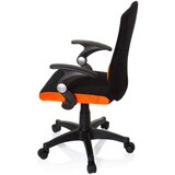 MID.YOU Mladinski Vrtljiv Stol Kiddy Pro Al, Črna, Oranžna | Shoptok.si