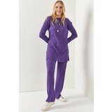Olalook Two-Piece Set - Purple - Relaxed fit cene