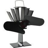  Ventilator za peć na toplinski pogon s 2 lopatice crni Cijene