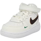 Nike Sportswear Tenisice 'Force 1' boja pijeska / travnato zelena / crna / bijela
