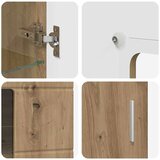  Set TV komoda FLORIN 3 kom. Umjetnički hrast Konstruirano drvo | shoptok.hr