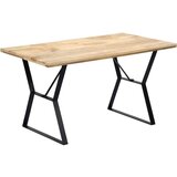 vidaXL Jedilna miza 140x80x76 cm trden mangov les | Shoptok.si