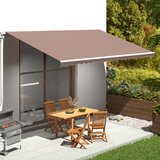 vidaXL Nadomestno blago za tendo rjavo 5x3 m, (20609236) | Shoptok.si