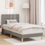  Krevetna konstrukcija Sivosmeđa 100 x 200 cm Tkanina | shoptok.hr