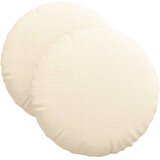  Jastučići za sjedenje 2 pcs Krema Ø 40 cm Kordura tekstil | Eponuda.ba
