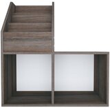  Stalak za dječje časopise sivi i hrast 71 x 30 x 78,5 cm drveni | Eponuda.com