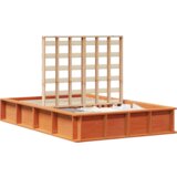  Krevetna konstrukcija Voštano smeđa 140 x 200 cm Masivno drvo | shoptok.hr