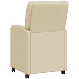  Blagovačke stolice s kotačima 2 pcs Krema 57 x 67 x 95 cm | shoptok.hr