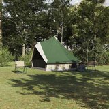 Tipi šator s krovom s pohranom Zelena 400 x 346 x 250 cm taft | Eponuda.com