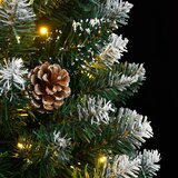  Umjetno tanko božićno drvce sa 150 LED žarulja 150 cm | shoptok.hr