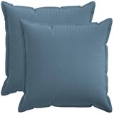  Jastuk s jastukom HOUTEN 2 kom. Traper plava Umjetni lan - Trapere plave boje 60 x 60 cm 2 | shoptok.hr