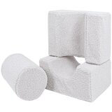 MeowBaby Bijeli set mekanih igrački od pjene 3 kom od boucle tkanine visina 30 cm 83x45 cm – Cijene