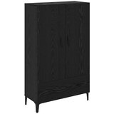  Highboard Crni hrast 70 x 31 x 115 cm Obrađeno drvo i čelik | Eponuda.ba