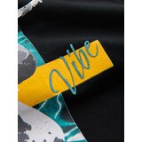 Ombre Men's Summer Vibe printed cotton tank top - black | shoptok.hr