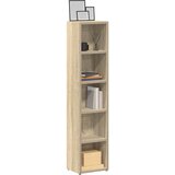  Ormarići za CD-ove 2 kom boja hrasta 21x16x93,5 cm od iverice | shoptok.hr