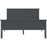  Za krevet od masivne borovine sivi 140 x 200 cm | shoptok.hr