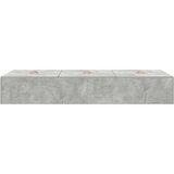 Krevet s ladicama Betonski sivi 90 x 200 cm Konstruirano drvo | Eponuda.com