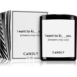 Candly & Co. I want to ki__ you dišeča sveča 250 g | Shoptok.si