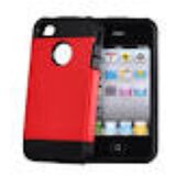  Zaščitni etui Tough Armor Matt za Apple iPhone 4S / iPhone 4 - rdeči Cene