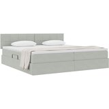  s od storage Svijetlo siva 200 x 200 cm Baršun | shoptok.hr