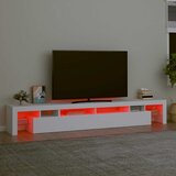 TV ormarić s LED svjetlima bijeli 260 x 36,5 x 40 cm | shoptok.hr