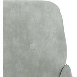  Klupa svjetlosiva 108 x 79 x 79 cm baršunasta | shoptok.hr
