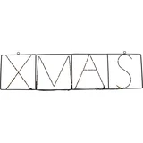 Božična stenska svetilka črna XMAS vklj. LED s časovnikom IP44 - Yoro