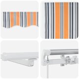  Povlačivi tende Šareni 400 × 300 cm Tkanina i Aluminij | shoptok.hr