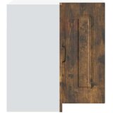  Kuhinjska stenska kotna omarica Kalmar dimljen hrast inž. les, (22010512) | Shoptok.si